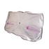 A small silver car shade umbrella featuring a logo, designed for outdoor sun protection.