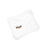 A white Multi Pouch Laptop Bag featuring multiple pockets and a logo.