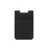 A black Lycra Smart Wallet with a slot for cards, featuring a minimalist design and no visible branding.