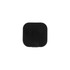 A square black charging case for True Wireless Earbuds, featuring a compact design and a logo on the front.