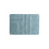 A mint green RFID multifunctional PU leather passport holder with multiple card slots and a smooth finish.