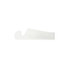 A white V-shaped iPhone and iPad stand with a simple, minimalist design and a logo.