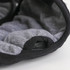 A pair of Bluetooth sleep headphones in black and grey, featuring a USB-C charging port.