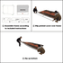 Inclined Display Wall Set featuring a printed cover being assembled, shown in three instructional steps. The set has a logo.