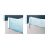 Premium cardboard floor display featuring a sleek design in light blue and white, with assembly details visible.