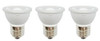 3-LED Light Bulbs HR16 120V E27 MR-16 JDR C Hood Lamp Short Neck E26 (Blue)
