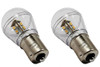 2-Bulbs BA15s Bayonet Base Single Contact 16 SMD 3528 LED Light Bulb 12V 93B2 1156 1141 S8 (Warm White 3000K)