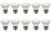 Anyray A1878Y (10-Pack) HR16 120V 50W E26 MR-16 50 Watts PAR16 PAR16 JDR C Hood Bulb Lamp EXN Flood with Lens (50 Watts)