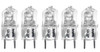 (5)-Pack Compatible Light Bulbs G8 120V 20-Watt for GE Microwave AP4380308 20W