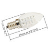Anyray (7)-Bulbs A-C7E12LWW LED Night Light 0.5 Watt C7 (4W 5W 7W Replacement) E12 Candelabra Base 110V Warm White Color 120V