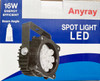 LED Spot for Flag Pole Indoor and Outdoor 16 Watt LED Narrow Spot 15° Beam light (100W Replacement) Bright White Bulb Anyray