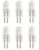 (6)-Bulbs Anyray Replacement Bulb for GX5.3 Candle Warmer lamp G5.3 110V 35W (2-Pins) 120 Volts 35-Watts
