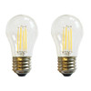Anyray (2)-Pack 4W LED Filament 40W A15 (40-Watts Equivalent) Appliance Freezer Refrigerator Light Bulb E26