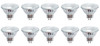 Anyray A2000Y (10-bulbs) Clear MR11 5W 12V Reflector Fiber Optic Christmas Light Bulb 12-Volt 5-Watt