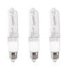 (3)-Bulbs 200 Watt JD E11 200W Mini-Candelabra T4 200Watts Halogen Light Bulb, CLEAR Anyray A1806Y