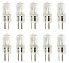 (10)-Bulbs 75W GX5.3 75 Watt 110V 120Volt G5.3 Bi Pin T4 Halogen Light Bulb GY5.3 75Watt 120V