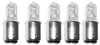 (5)-Bulbs 35 Watt JD Type BA15D 35W DC Bayonet Base T4 Halogen Light Bulb, CLEAR 35Watts Anyray A1772Y