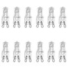 (12)-Bulbs G9 120V 25W T4 Halogen 120 Volt 25 Watts Looped Pin Clear Base High Lumens Long Life Anyray A1714Y