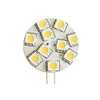 Anyray Disc Type G4 Base 12V LED Light Bulb Two Side Pins 10 Watt Halogen Replacement for Boats, RV Campers, Trailers and Under-cabinet Lights Cool White Color