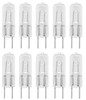 (10) Bulbs, G8 Halogen Bulb, 75W Halogen Bi-Pin Bulb, G8 Base, 110 - 130 Volt, 75W JCD Type Light Bulb
