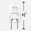 One bulb G8 20W 20-Watt 120V T4 Halogen Light Bulb JCD Type GY8.6 Base 110V-130 Volt 1.38 Inch Long Anyray brand