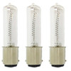 (3)-Bulbs 75 Watt JD Type BA15D 75W DC Bayonet Base T4 Light Bulb CLEAR 75Watts Anyray A1792Y