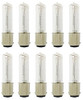 (10)-Bulbs 75 Watt JD Type BA15D 75W DC Bayonet Base T4 Light Bulb 75Watts Anyray A1792Y