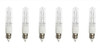 (6)-Bulbs Anyray A1795Y 100 Watt JD E11 100W Mini-Candelabra T4 Halogen Light Bulb, CLEAR, 100Watts
