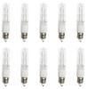 (10)-Pack 100 Watt JD E11 130V 100W Mini-Candelabra T4 Light Bulb 120V 100Watts Dimmable Anyray A1795Y