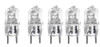 (5)-Pack Anyray 20W G8 120V Compatible Bulbs For Maytag Whirlpool JennAir Samsung Microwave Light 4713-001165