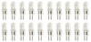 20-Pack 35W GX5.3 35 Watt 110V 120Volt G5.3 Bi Pin T4 Light Bulb 35Watt Anyray A1603Y