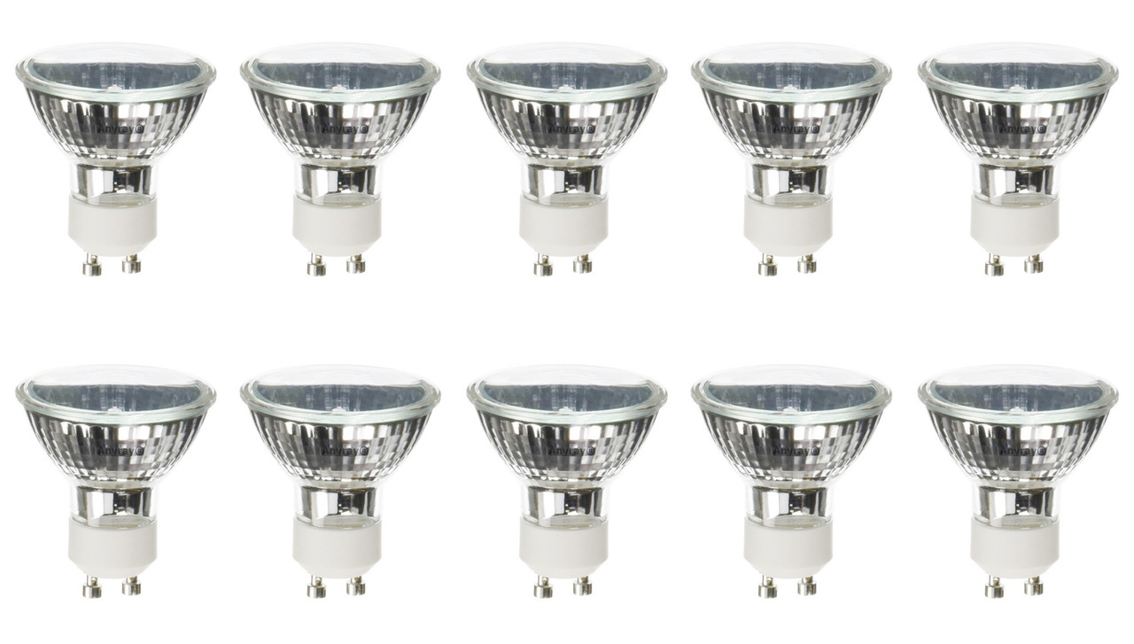 10)-Halogen Bulbs for Broan QP136 Range Hood 35W MR-16 GU10 120V 35-Watts