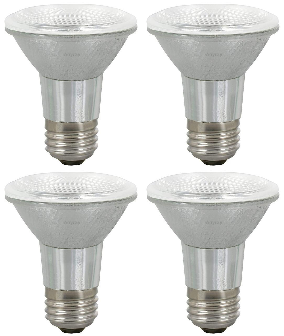 (4)-Bulbs 50W 120V PAR20 E26 Halogen Bulb for Range Hood