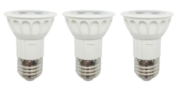 Anyray 1-Bulb HR16 120V 50W E26 MR-16 JDR C Flood Lamp With Lens – Dimmable, 2500hr Life, 2700K Warm White (EXN Flood)