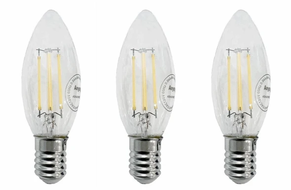 2-Pack R7S LED Bulb 118mm – 30W Dimmable Replacement For Halogen, 3000K Warm White, 360° Beam Angle, 110V, Clear Glass