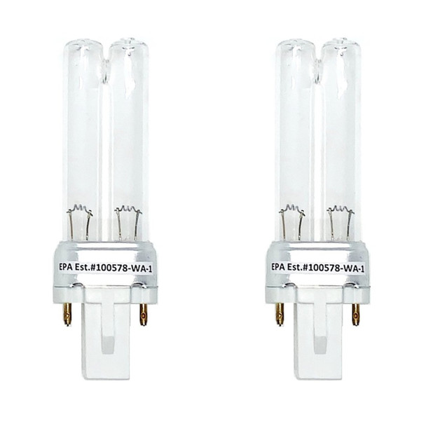2-Bulbs Anyray G23 5W UV Compatible Light Bulb for ZW5D12W-H85 5 Watt Purifier