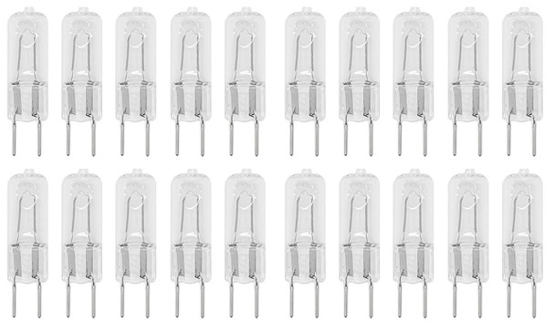 (20)-lamps G8 100W 100 Watt 130V Halogen T4 Light G8 Bulbs 120V GY8.6 lamps Anyray A1710Y