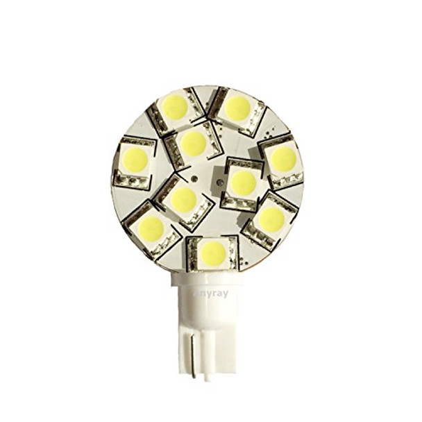 Anyray T10 921 194 10-5050 SMD LED Bulb lamp Super Bright Warm White DC 12 Volts