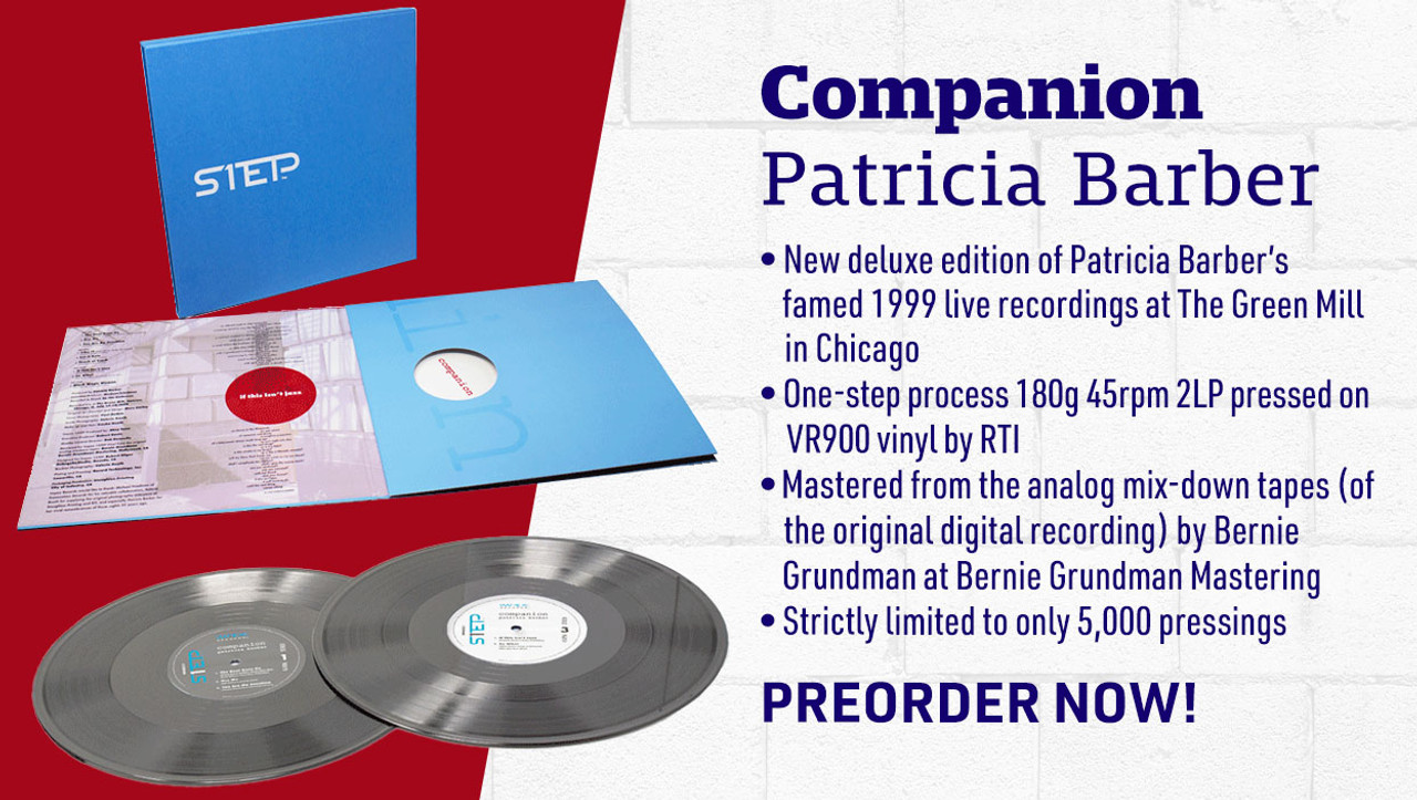 Patricia Barber Companion 1STEP Numbered Limited Edition 180g 45rpm 2LP