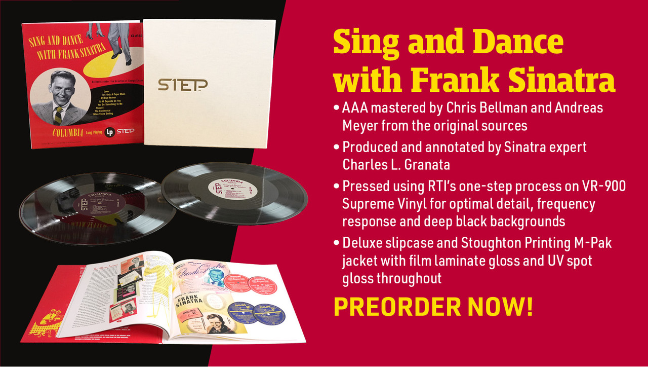 Frank Sinatra Sing and Dance with Frank Sinatra 1STEP Numbered Limited Edition 180g 45rpm 2LP (Mono) Preorder Now!