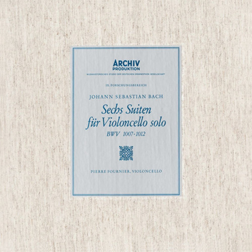 Pierre Fournier Bach 6 Cello Suites Numbered Limited Edition 180g