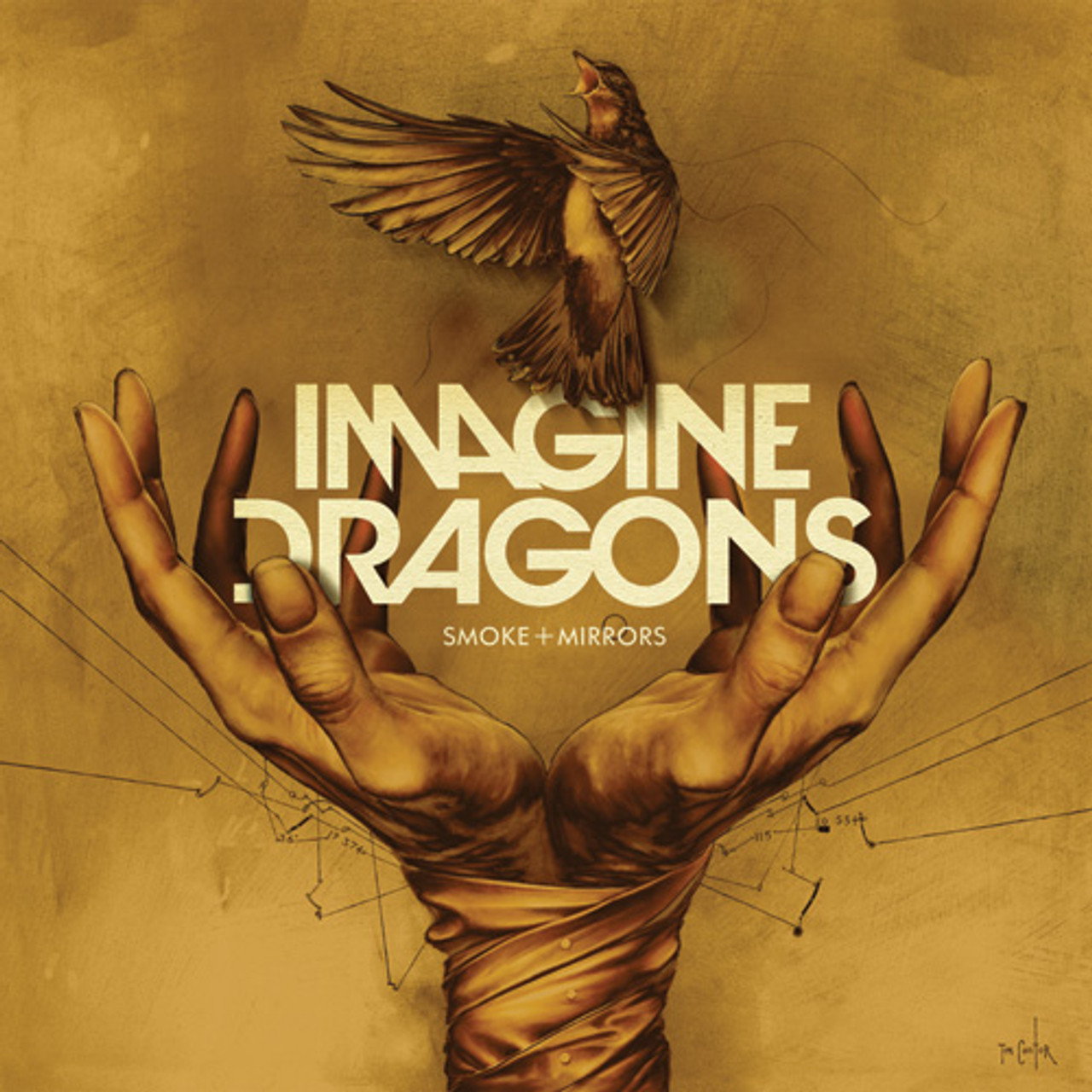 Imagine Dragons Smoke + Mirrors 2LP (Clear Vinyl)