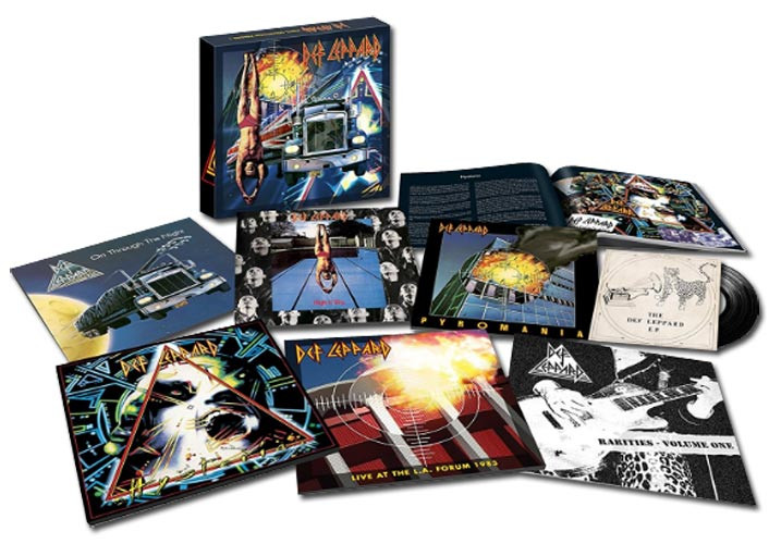 BON JOVI + DEF LEPPARD LPレコード 3枚セット Def Leppard The Vinyl Collection: Volume One 180g 8LP & 7
