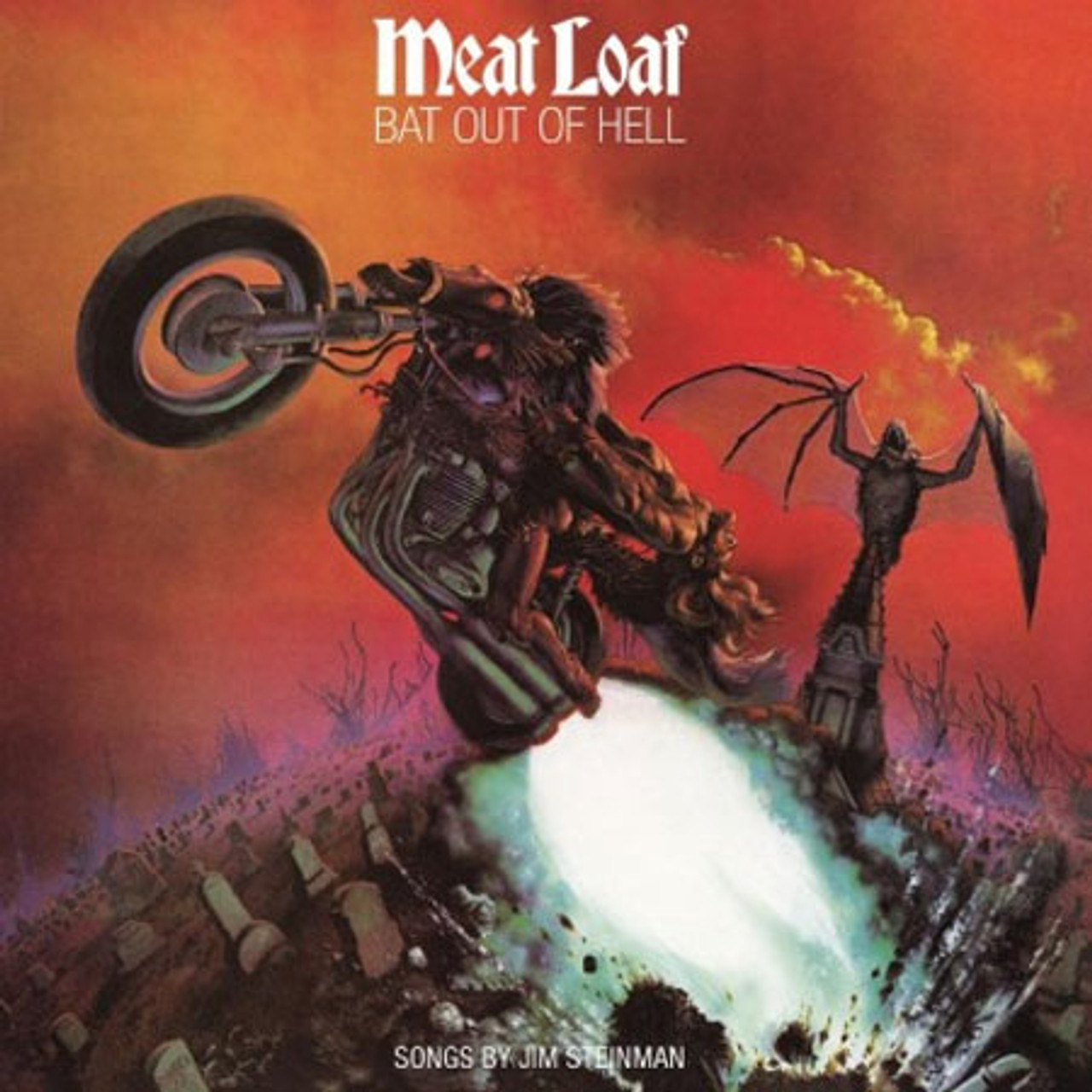 Meat Loaf Bat Out Of Hell Numbered Limited Edition 180g Import LP (Hellish  Red Vinyl)