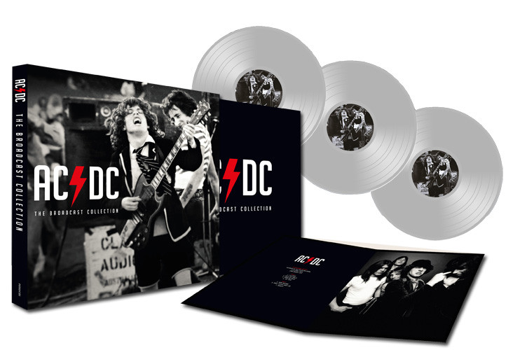 AC/DC The AC/DC Broadcast Collection Import 3LP Box Set (Clear Vinyl)
