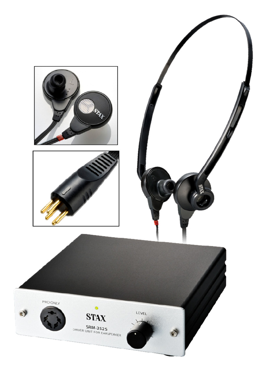 SRM-252S STAX スタックス Stax SR-003 Mk2 Earphones & SRM-252S Amp Combo 120V US