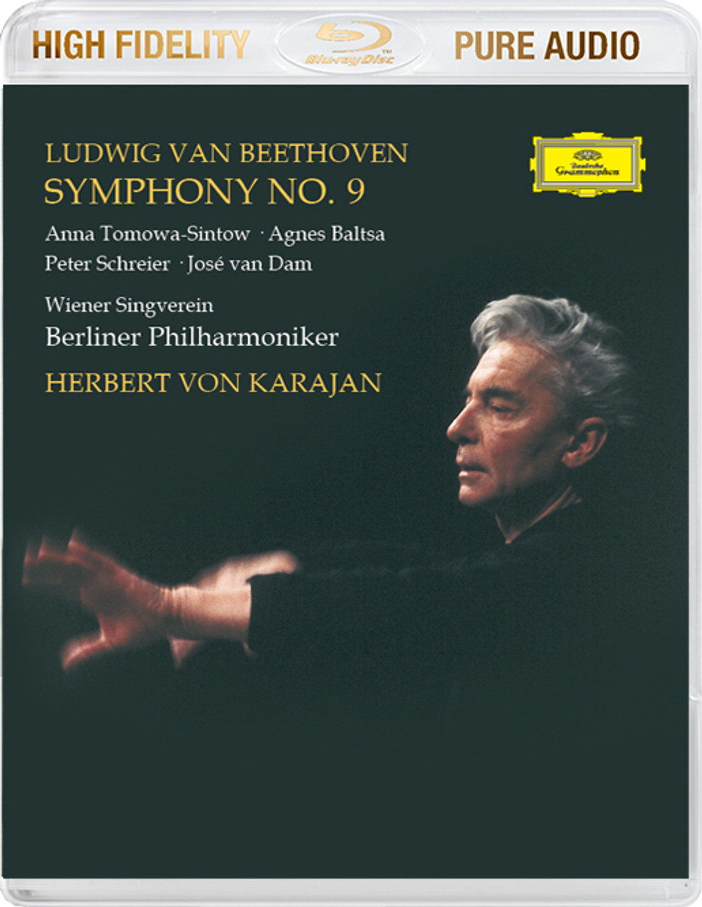 Herbert von Karajan Beethoven Symphony No. 9 Blu-Ray Pure Audio Disc