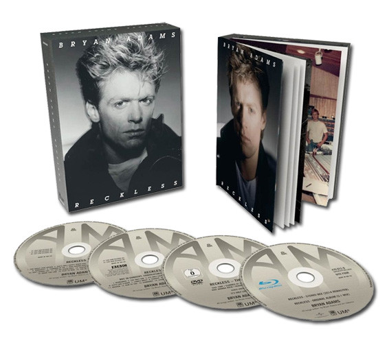 Bryan Adams Reckless 2CD/DVD/Blu-ray Pure Audio Super Deluxe Edition