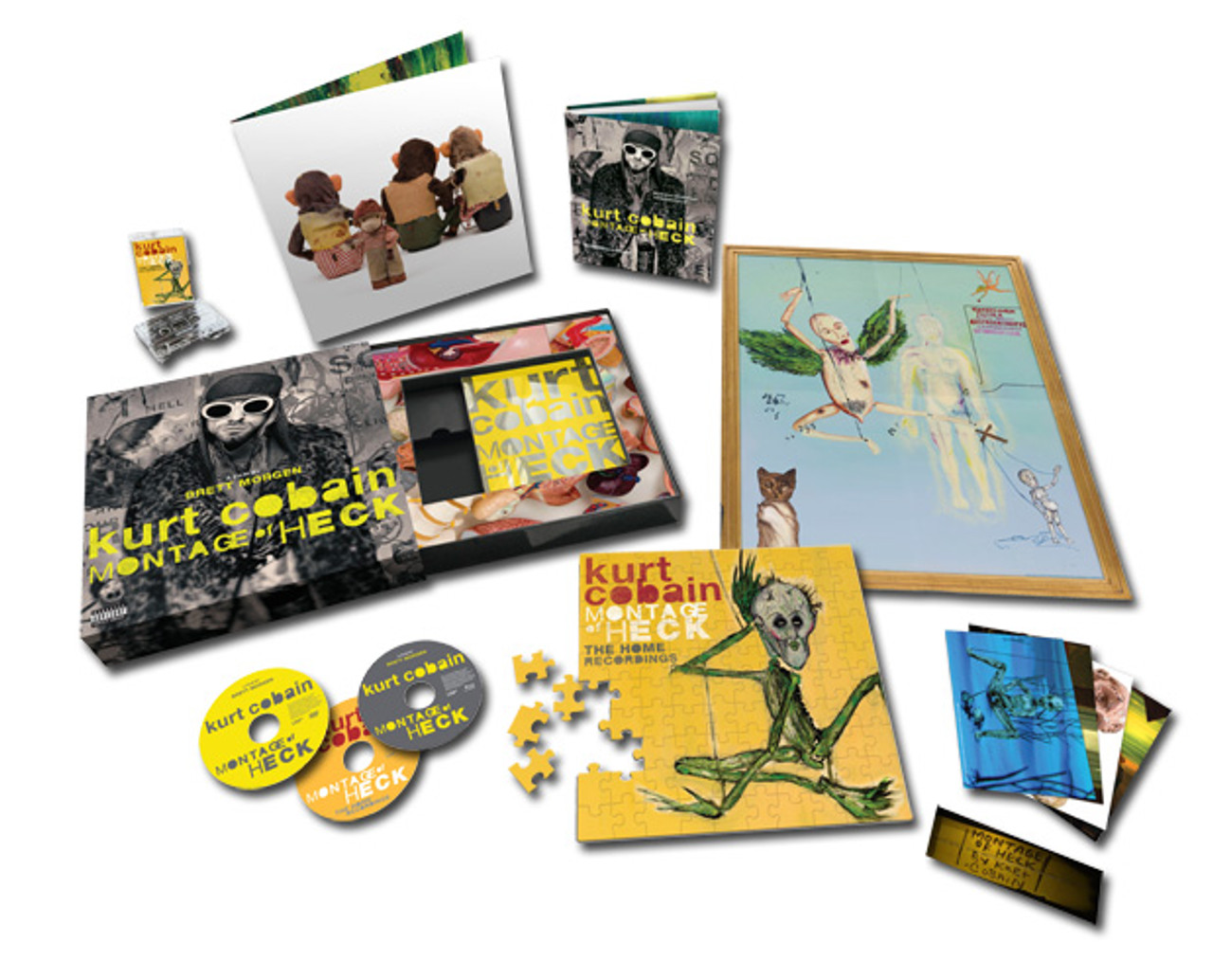 Kurt Cobain Montage of Heck Super Deluxe CD, DVD, Blu-Ray Disc & Cassette  Box Set