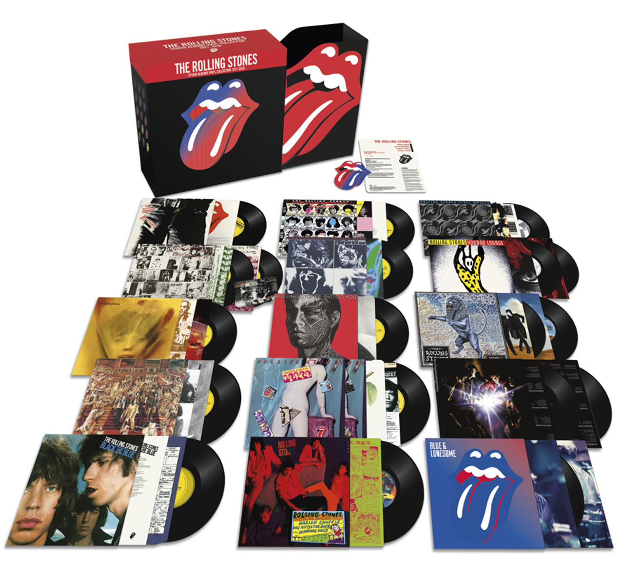 The Rolling Stones Studio Albums Vinyl Collection 1971-2016